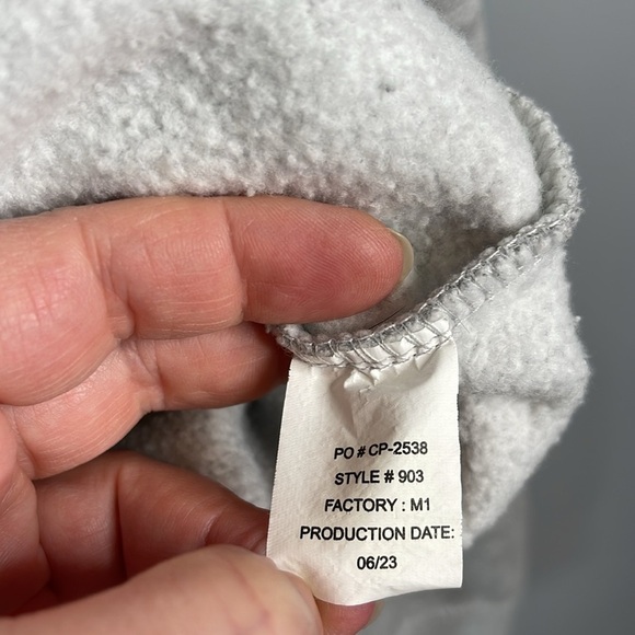 Taylors Version Football Sweatshirt Lock The Label Grey Graphic Crewneck Size XL - Picture 9 of 11